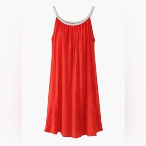 Indigo Soul Red Chemise with Silver Accents